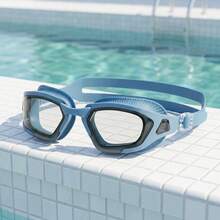 Tech-Inspired Premium Kids Swimming Goggles Multi Styles Available Anti-Fog UV400 Anti-Splash Leak Proof Soft Silicone Strap Ear, First Day Of School - Multicolor - View 8