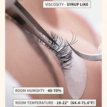 Premium 0.5s Quick Dry Eyelash Extension Glue 5ml, Luxury Low Odor Mink Lash Adhesive, Ultra Strong Bond Lasts 6-8 Weeks - Black - View 11
