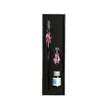 Aimall Glass Dip Pen Set Crystal Flower Calligraphy Fountain Writing Dipping Pen Gift Pack Ink Signature - Glass Dip Pen Set Crystal Flow - View 17