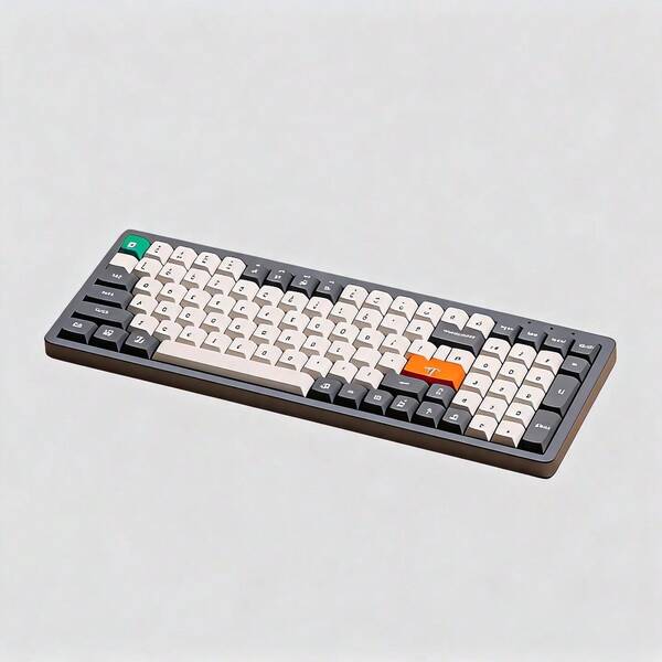 Teclado inalámbrico triple modo Acer OKR283, 100 teclas, compacto, anti-ghosting completo, retroiluminación RGB, membrana silenciosa, tasa de sondeo de 1000Hz, ideal para oficina y juegos