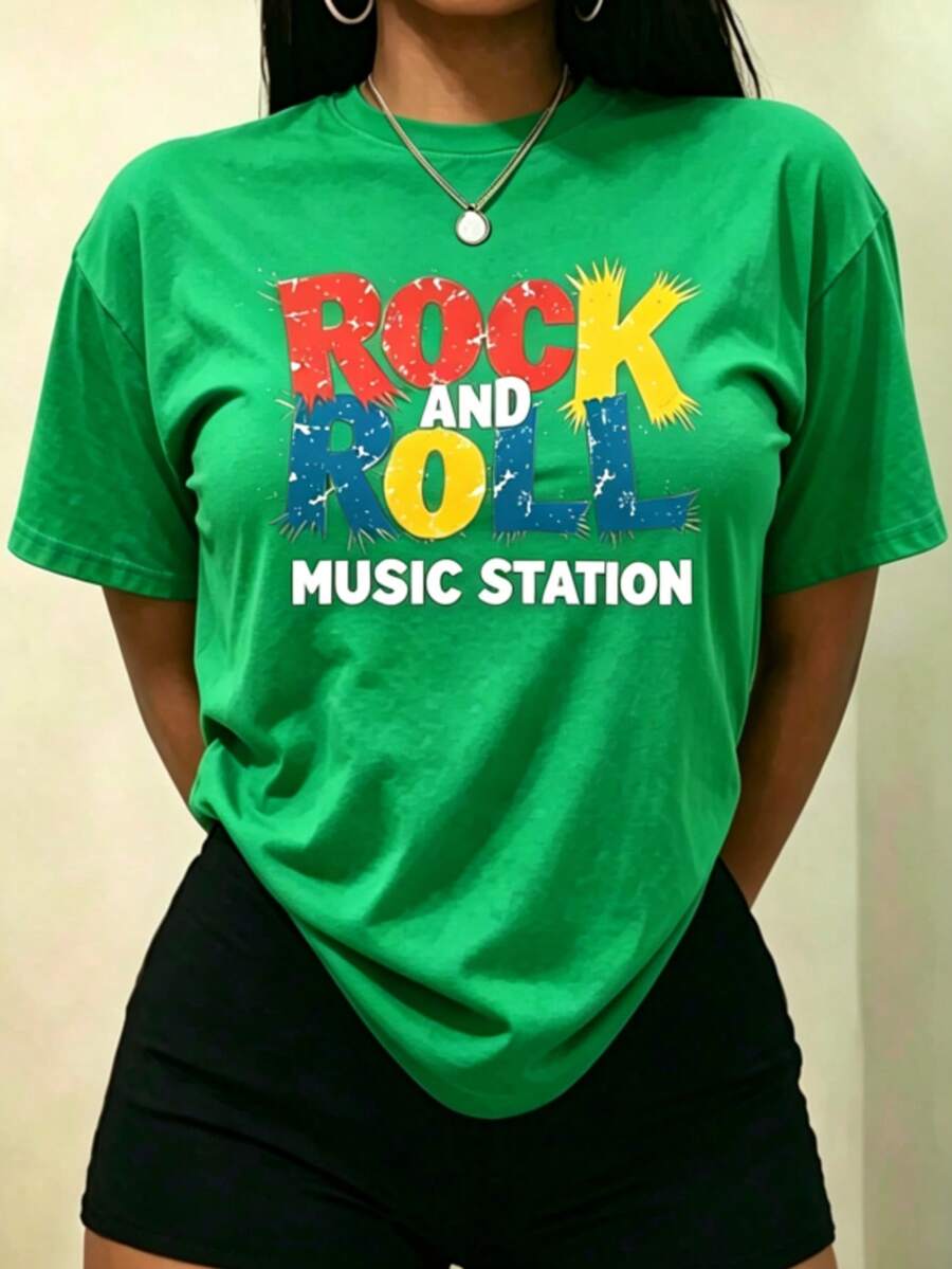 Women T-Shirts - 綠色 - 查看 1