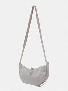 Nike Unisex NK AURA CRESCENT Crossbody Bag HQ4370-236 - Grey - View 3