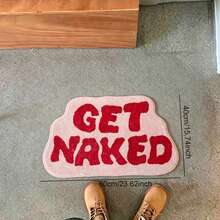 Cute Bathroom Rug, Soft Non-Slip Plush Thick Short Pile, Machine Washable, With Non-Slip Backing, Bedroom Living Room Entryway Bathroom Toilet Laundry Room Fun Home Decor - B - View 9