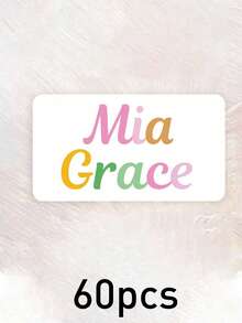 LICVIC Custom Stickers, Personalized Name Labels Stickers, Back To School Supplies For Kids, Customized Name Tag Stickers, Customizable Stickers, Boy, Girl - Multicolor - View 17