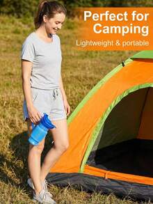 Purple Portable Car Urinal + 750ml Foldable Portable Urinal, Leak-Proof Reusable Travel Potty, Suitable For Car, Camping, Road Trip, Outdoor Use, Unisex For All Ages - A - View 2
