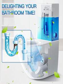 Lavender Scented Toilet Cleaning Effervescent Tablets, Toilet Cleaner To Remove Odor And Limescale, Household Cleaning Essential, Long-Lasting Fragrance, Suitable For Toilet, Bathroom, Automatic Deodorizing, Effectively Removes Stains And Phosphate Deposits, Universal Household Cleaning Tool - Multicolor - View 7