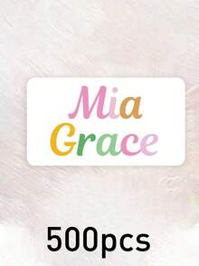 LICVIC Custom Stickers, Personalized Name Labels Stickers, Back To School Supplies For Kids, Customized Name Tag Stickers, Customizable Stickers, Boy, Girl - Multicolor - View 9