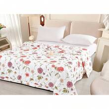 White Microfiber Summer Quilt, Lightweight 100% Polyester Bedding Comforter For Bedroom And Guest Room - Size 220X200CM Options - White - View 1