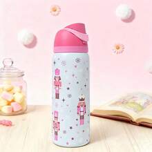 0wI Aquarius Stainless Steel Bottle,32oz 945ml Can Retain Heat For Up To 24 H.Suitable For Brewing Coffee And Making Iced Drinks. The Design Is Exquisite And It Is Suitable For Use In Various Occasions - 白色 - 查看 6