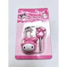 SANRIO 1pc Kitty Cartoon Small Padlock For Luggage, Dorm Cabinet, Diary, Backpack, Cute Doll Creative Girl Style Drawer Lock - One Size - View 11