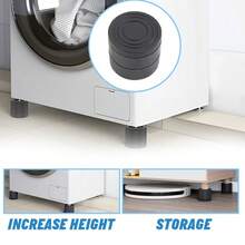 4X Heavy Duty Bed Risers Feet Round Leg Lift Furniture Extra Chair Raisers Stand - OC0000063234068 - View 8