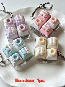 1 buah Gantungan Kunci Tutup Tombol Keyboard Kucing, Mainan Ujung Jari Penghilang Stres, Penguji Saklar Keyboard Mekanik, Gantungan Kunci, Dekorasi Meja, Dekorasi Halloween, Gantungan Ponsel, Mainan Ujung Jari Kreatif Anti-Kecemasan, Hadiah Kembali ke Sekolah - MultiWarna - View 9
