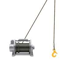 3/8 Inch 100 Ft 6x25 IWRC Extra Improved Plow Steel Wire Rope, 2469.18 Lbs Working Load Limit Cable Fitted With Self-Locking Safety Hook, Heavy-Duty High-Strength Steel Line For Construction, Logistics, Lifting, Towing, Emergency Rescue & Household - Modern - View 8