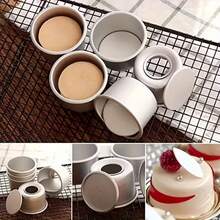 Bộ khuôn nướng bánh tròn, khuôn nướng nhôm đáy tháo rời, bao gồm khuôn nướng cheesecake mini chống dính dùng cho lò nướng, dụng cụ làm bánh nhà bếp - Xem 13