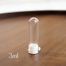 1pc/5pcs 1.5ml/2ml/3ml/5ml Travel Glass Bottles With White Screw Caps - Leak-Proof Reusable Refillable Containers, Suitable For Shampoo, Conditioner, Lotion - Minimalist Design Portable Cosmetic Storage Bottles, Shampoo Travel Bottles - View 15