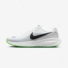 Nike REVOLUTION 8 Mesh Versatile Non-Slip Durable Comfortable Classic Running Shoes Men's - White Black - View 3