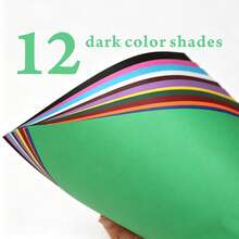 RIMEMO A4 300GSM Colored Cardstock Paper, 120 Sheets, 12 Colors, Heavyweight Craft Paper For DIY Crafts, Card Making & Scrapbooking - A4 - View 8
