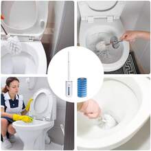 Disposable Toilet Brush, Extended Handle With 48 Cleaning Brush Heads, Toilet Brush For Toilet Cleaning, Bathroom Cleaning - Disposable Toilet Brush - View 3