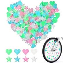 Colorful Bicycle Decorations Accessories Spokes Bike Spoke Decorations Bike Spoke Beads Glow In The Dark Plastic Round Bikes Spokes Beads For Bicycle Accessories - Multicolor - View 2