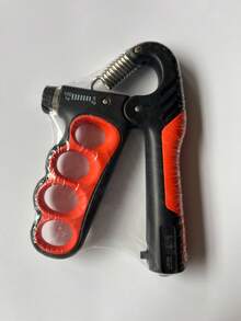 1pc Random Color Adjustable Digital Hand Grip Strength Trainer, 5-100kg Variable Resistance, Ergonomic 4-Hole Non-Slip Handle, Thickened Stainless Steel Spring Hand Exerciser, Suitable For Finger Rehabilitation, Gym, Rock Climbing, Office Stress Relief - Bold Version - View 12