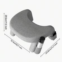 1 pieza Almohada de soporte para lectura en la cama con bolsillo lateral de almacenamiento, espuma suave ergonómica curva y multifunción - Multicolor - Ver 3