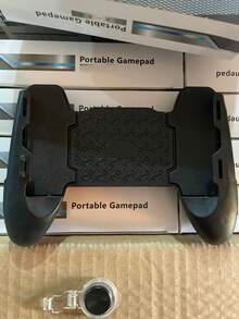 3-In-1 Mobile Game Controller With Joystick And Phone Holder, ABS Material, Stretchable Gamepad, Compatible With 4.5-6.5 Inch Smartphones, Suitable For Shooting And MOBA Games - Black - View 7