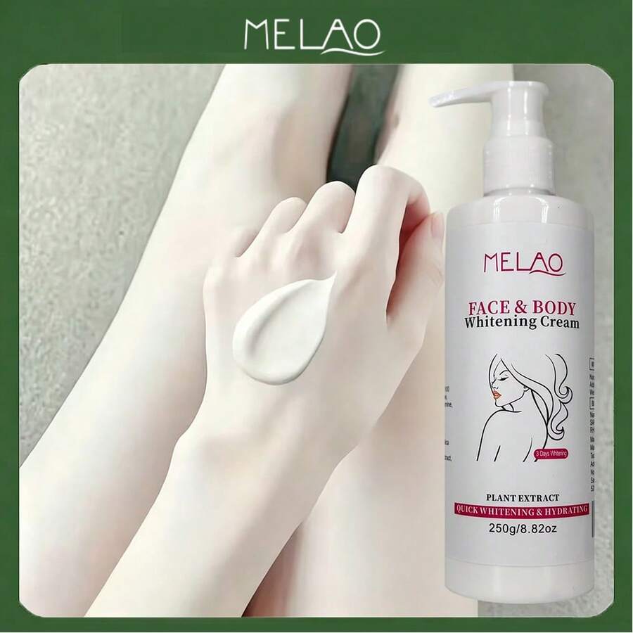 MELAO 面部與身體亮白霜,適合日常使用 - 白色 - 查看 1