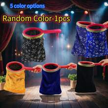 [Party Magic]Pull-Out Flower Magic Bag | Interactive Pull-Flower Magic Bag Prop For Birthday Party Icebreaker Games, Talent Show/Creative Surprise Gift - Suitable For Christmas/Halloween/Easter - Street Performance Prop, Stage Prop, Holiday Prop, Party Atmosphere Prop - Perfect Prop (Random) - Multicolor - View 2