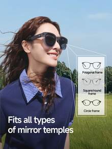 Kacamata Lipat Resep Beneunder Boston Frame FD011 - Dusty Blue - View 5