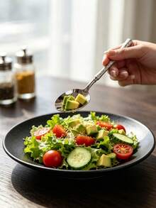 2/6/12pcs Set Patterned Stainless Steel Dessert Spoons, Luxury Coffee Spoons, Multi-Piece Cutlery, Reusable, Suitable For Appetizers, Salads, Fruits, Desserts And Stirring, Suitable For Home, Kitchen, Restaurant, Wedding, Party Tableware, Holiday Gifts - Silver - View 6