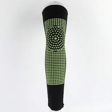 Extra Long Winter Warm Mugwort Relaxing Knee Pads, Men's Home Sports Fitness Yoga Pilates Knee Pads, Suitable For Most People (99.21-220.46 Lbs) - Black - View 14