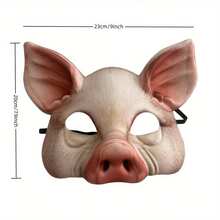 Animal Half Face Mask, Realistic Animal Mask Prop, Unisex Halloween Carnival And Party Supplies, Suitable For Role Play And Dance Performance - Multicolor - View 4