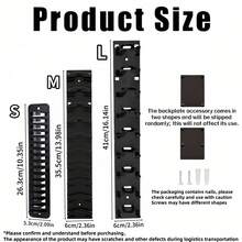 1pc Baseball Cap Storage Rack, Wall-Mounted, Door-Mounted, Cabinet-Mounted Hat Rack; Multi-Layer Hat Storage Design, Suitable For Entryway, Bedroom (Adhesive / Screw Installation Options), Medium/M - Multicolor - View 10
