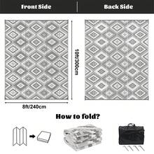 Outdoor Rug For Patios, Reversible Plastic Straw Camping Carpet, Large UV Resistant Area Garden Rugs Mats For RV, Picnic, Backyard, Deck, Balcony, Porch, Beach - A - View 12