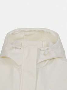 Adidas Women's FAV SHL JKT 1 Woven Hooded Jacket KS2783 - White - View 3