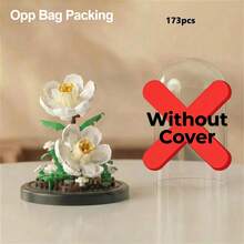 Eternal Flower Bouquet Potted Plant Mini Building Block Model Home Decor Puzzle Children Toy Birthday Christmas Gift - Multicolor - View 13