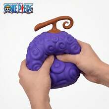 Netflix Official Licensed Devil Fruit 3D Purple Anime Stress Relief Squeeze Toy Slow Rebound Decompression Toy Fan Gift - Purple - View 8