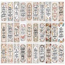 30pcs Inspirational Spanish Bible Verse Bookmarks Floral Christian Scripture Quote Bookmarks Faith Bookmarks Reading Decoration Cards Suitable For Readers, Women And Men Religious Gifts - Multicolor - View 7