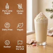 Syruvia Coffee Syrup, White Chocolate Peppermint Flavored Syrup For Drinks, Lattes, And Desserts – 25.4 Fl Oz - 25.4 Fl Oz - View 4