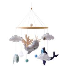 Sonajero de peluche para cuna de bebé, juguete relajante para bebés de 0 a 12 meses, sonajero colgante para cuna, juguete para dormir, sonajero de peluche para recién nacidos, juguete para bebés, campana para cuna. - 01 - Ver 10