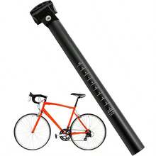 1pc Bicycle Seat Post, Aluminum Alloy Adjustable Clamp Seat Post, Suitable For Mountain Bike, Road Bike, Fixed Gear Bicycle, Bicycle Saddle Post - Multicolor - View 3