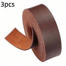 1 Roll Faux Leather Strip - 260Cm X 2Cm, For Handmade Crafts, Belts, Straps, Shoulder Straps And Other Handmade Accessories And Projects PU Artificial Leather Crafting (Approx. 2mm Thick) - Leather Strips - View 14