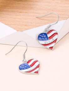 1 Pair Romantic Earrings For Women, Wedding Engagement Party Jewelry, Valentine's Day Gift - 1# - View 2