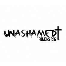 1pc UNASHAMED Romans 1:16 Cross Letter Car Sticker, Multi-Color Options, PVC Waterproof Self-Adhesive Vinyl Decal, Religious Faith Decoration Sticker, Suitable For Car, SUV, MPV, Truck Windows, Bumpers, Exterior And Interior - Multicolor - View 2