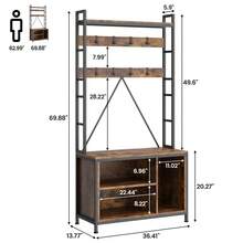 Storage Benches - Brown - View 4