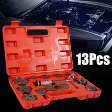 13-Piece Brake Piston Reset Tool Set Universal Car Reset Brake Caliper Piston Tool Kit Spindle - A - View 3