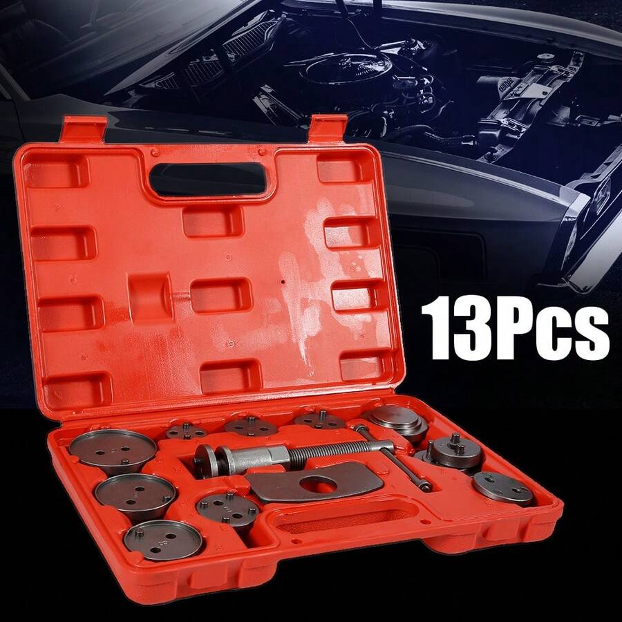 13-Piece Brake Piston Reset Set Brake Reset Tool - A - View 1