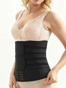 1pc Neoprene Women's Waist Trainer - Using Sauna Sweat Technology, Effectively Tightening The Abdomen To Achieve Shaping And Slimming Effects. Please Select The Size That Matches Your Measurements, We Recommend Buying One Size Up. - Multicolor - View 2