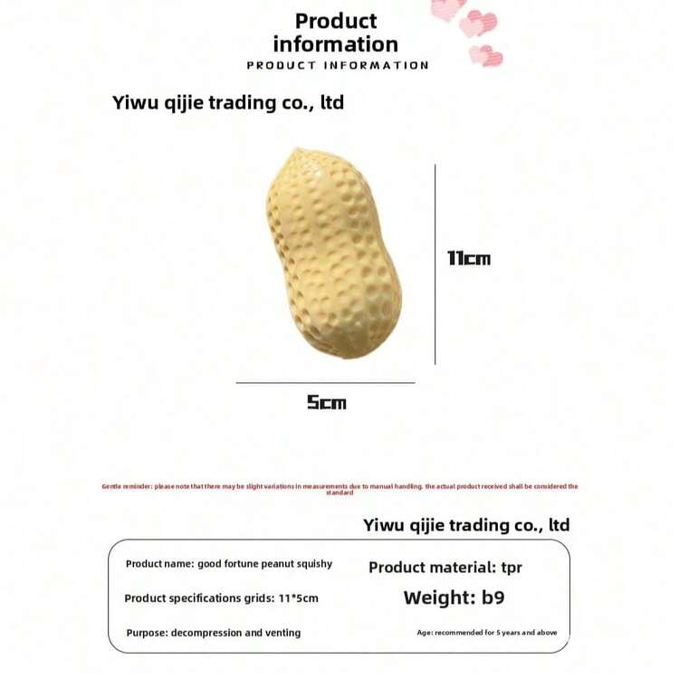 1pc-4pcs Peanut-Shaped Silicone Stress Relief Toy. The Small Holes On The Product Are Caused By The Manufacturing Process And Are Not Product Defects. Suitable For Birthday/Holiday Gifts, Family Gatherings, Office Relaxation, Party Interaction, And Various Activities. It Has Soft And Elastic Characteristics, Belongs To The "Squishy" Toy Type, Includes Stress Relief Toys, Dumpling-Shaped Squishy Toys, And Fun Toys Suitable For Adult Women. - Yellow - View 12