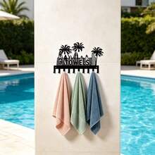 Pool Wall Towel Hook, Bathtub Accessory Towel Rack, Pool Bathroom Towel Rack, Bathrobe Storage Rack, Towel, Bathrobe, Coat, Swimsuit Organizer Hook, Ideal Christmas, Thanksgiving, Halloween, Birthday, Housewarming Gift - View 6